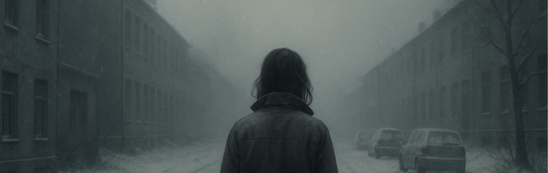 Illustration hivernale du roman Les Vivants et les Morts vingt ans plus tard